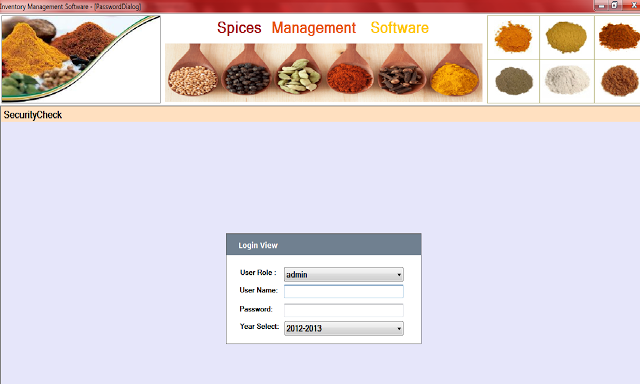 Custom Software Development-Spices Managment Software